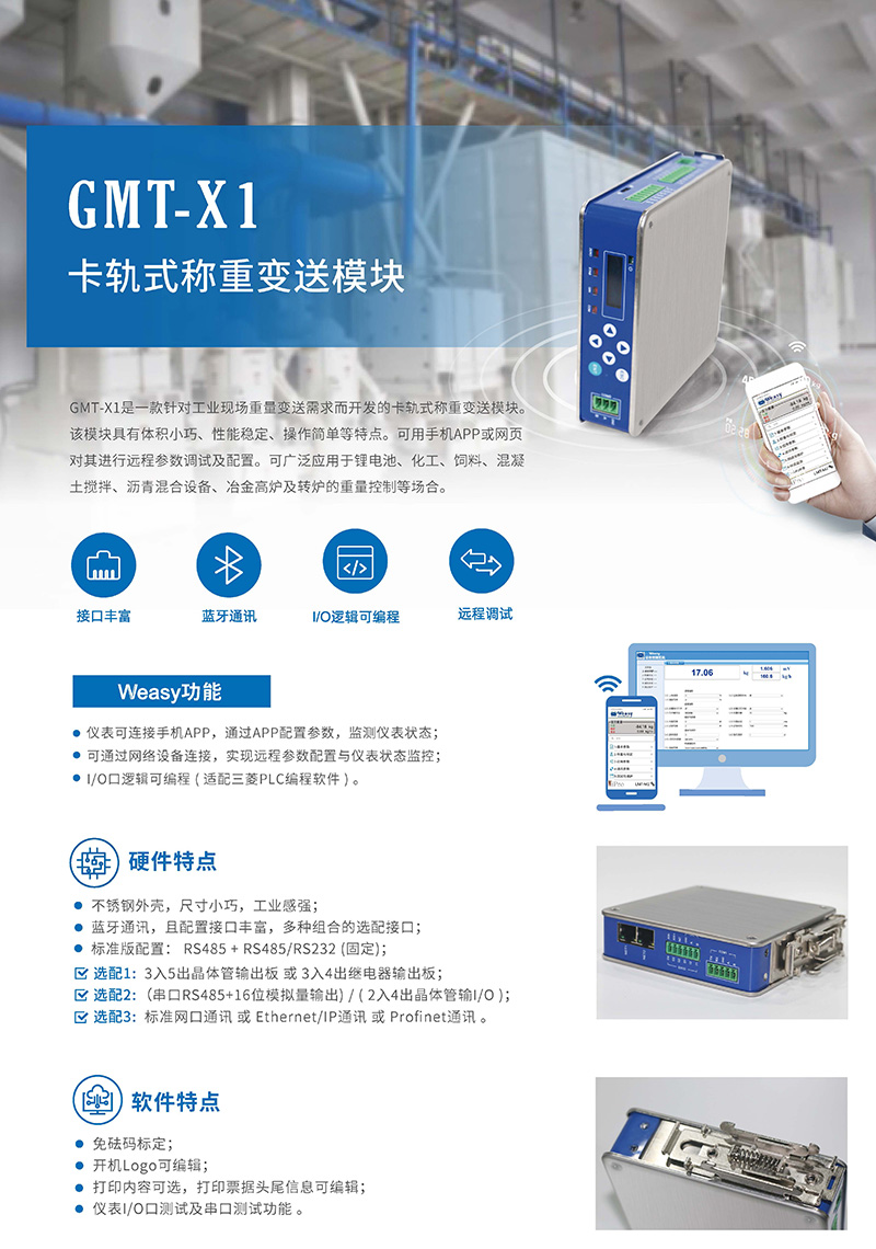 SETP 高精度数字重量变送器 GMT-X1